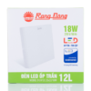 Đèn LED Ốp trần Vuông ánh sáng trắng 18W