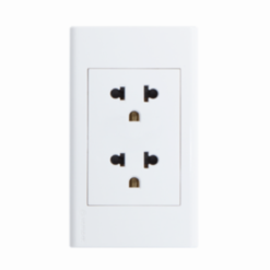 Ổ cắm đơn, đôi 3 chấu Sino S18UE, S18UE2