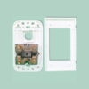 Ổ cắm đôi 2 chấu + 1 module hạt tròn