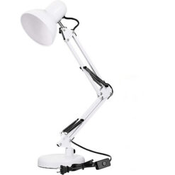 Đèn xoay góc Pixar Trắng bảo vệ mắt kèm đế