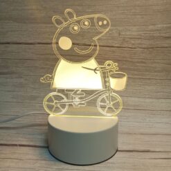 Đèn LED 3D hình heo Peppa