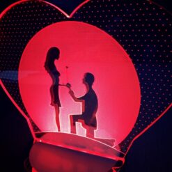 Đèn LED 3D hình cầu hôn