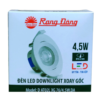 Đèn LED Downlight xoay góc AT02XG 76/4.5W.DA 6500K/4000K Rạng Đông