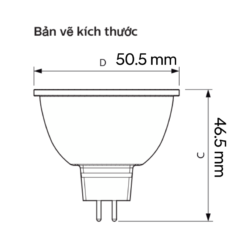 Alternative view of Bóng đèn MASTER LED 6.5-50W 930 MR16 24D Non-Dimmable Philips