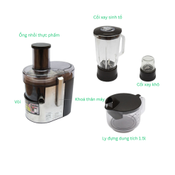 Alternative view of Máy xay ép đa năng Panasonic MJ-DJ31SRA