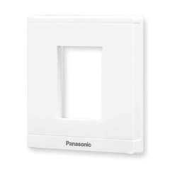 Alternative view of Mặt vuông cho 2 thiết bị - Trắng - Moderva Panasonic - WMFV7812
