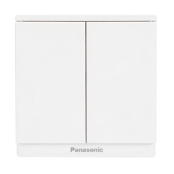 Alternative view of Bộ 2 công tắc B, 1 chiều - Trắng - Moderva Panasonic - WMF503-VN