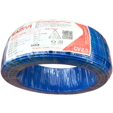 Dây cáp điện đơn - dây điện CV - 2.5 đơn Cadivi ( Đơn giá 1 mét)